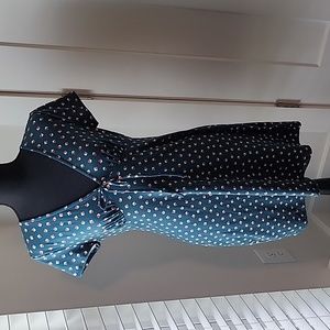 Urban Outfitters mini green geometric print dress size medium